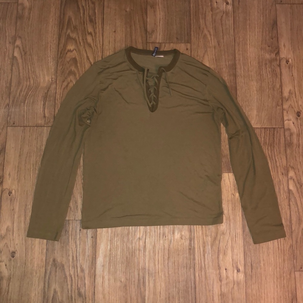 Army crew neck tee